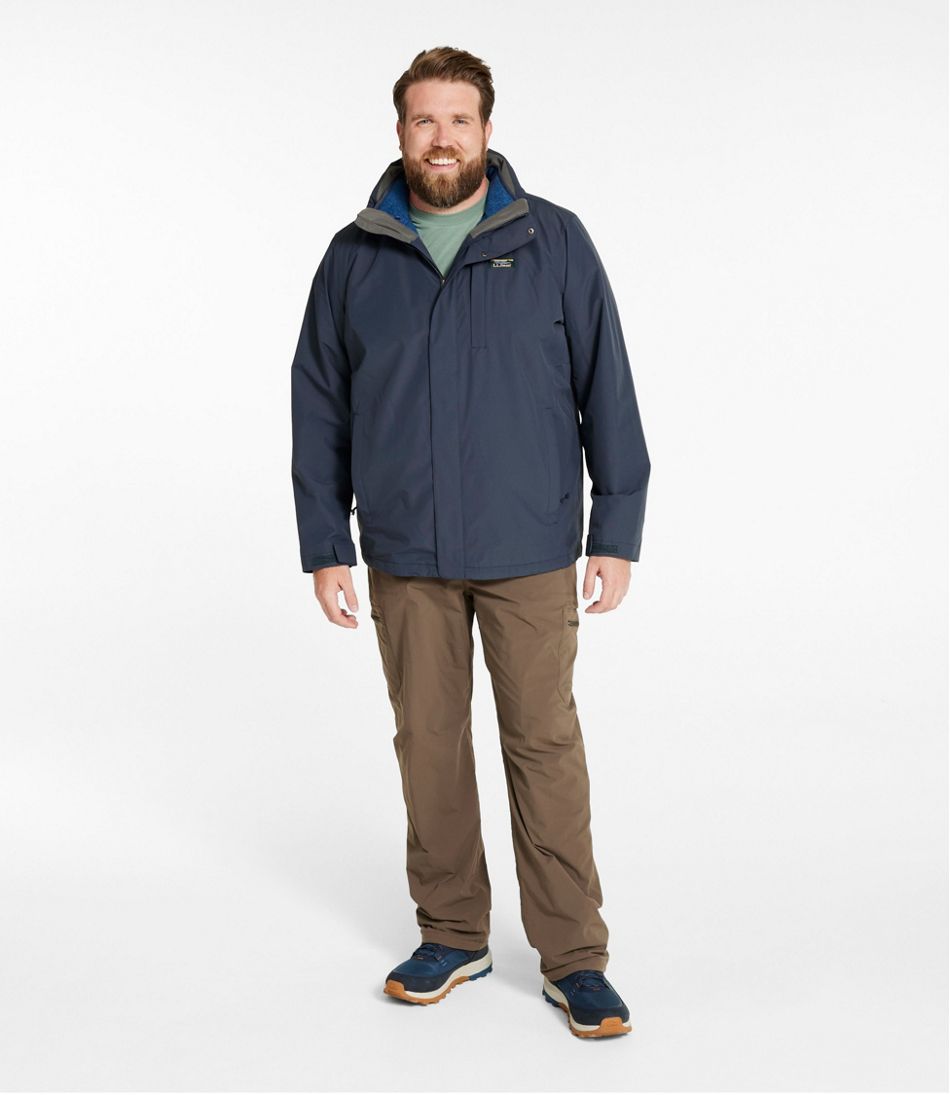 L.L.Bean Men's Sweater Fleece 3-in-1 Jacket OUTERWEAR