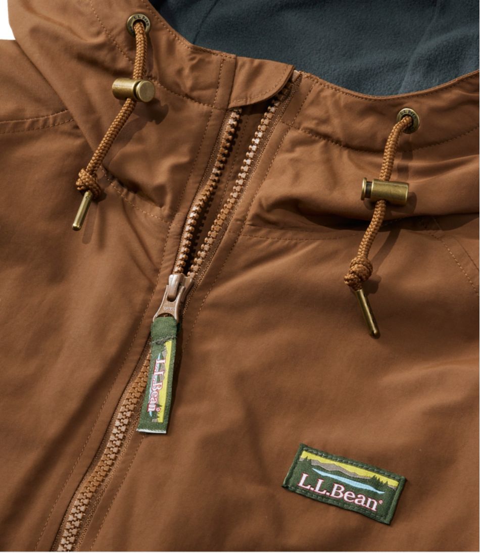 L.L.Bean Men's Insulated 3-Season Bomber Hooded Jacket, Colorblock OUTERWEAR