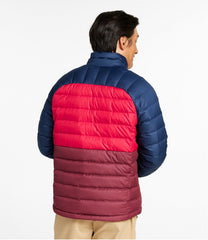 L.L.Bean Men's Bean's Down Jacket, Colorblock OUTERWEAR|SALE