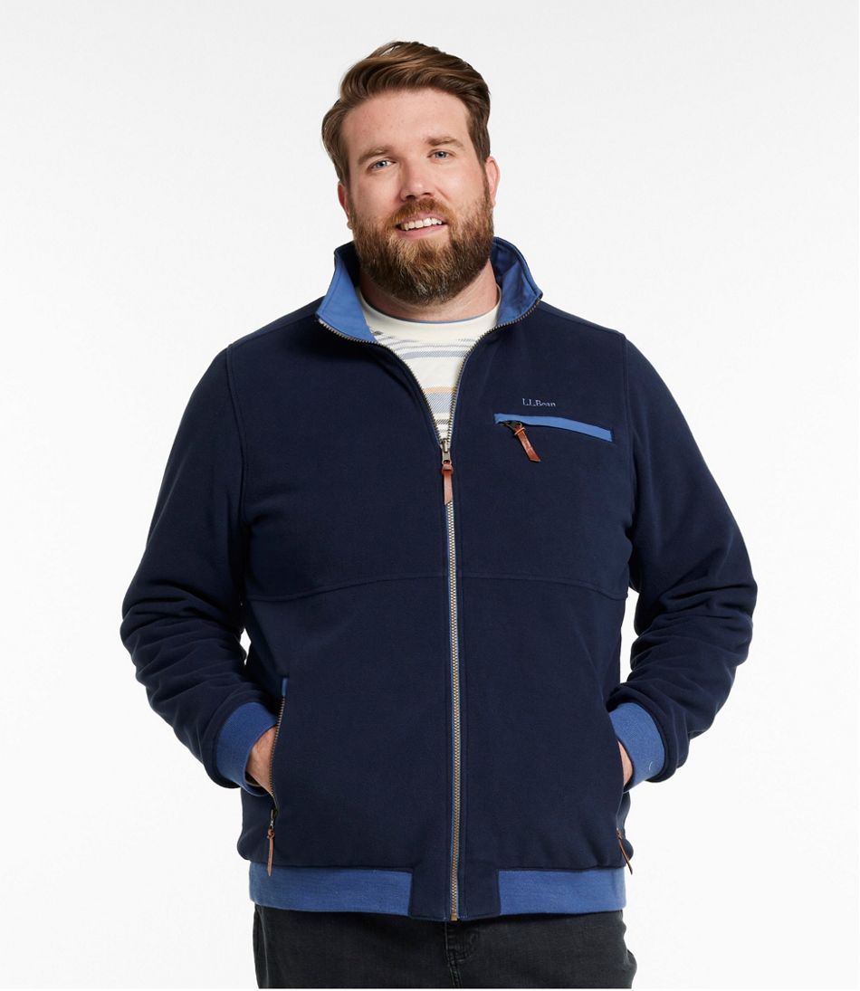 L.L.Bean Men's Reversible Warm-Up Jacket OUTERWEAR