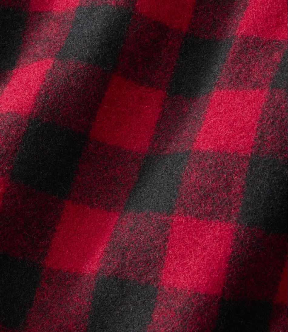 L.L.Bean Men's Maine Guide Zip-Front Jac-Shirt with PrimaLoft, Plaid OUTERWEAR|OUTDOOR EQUIPMENT|SALE