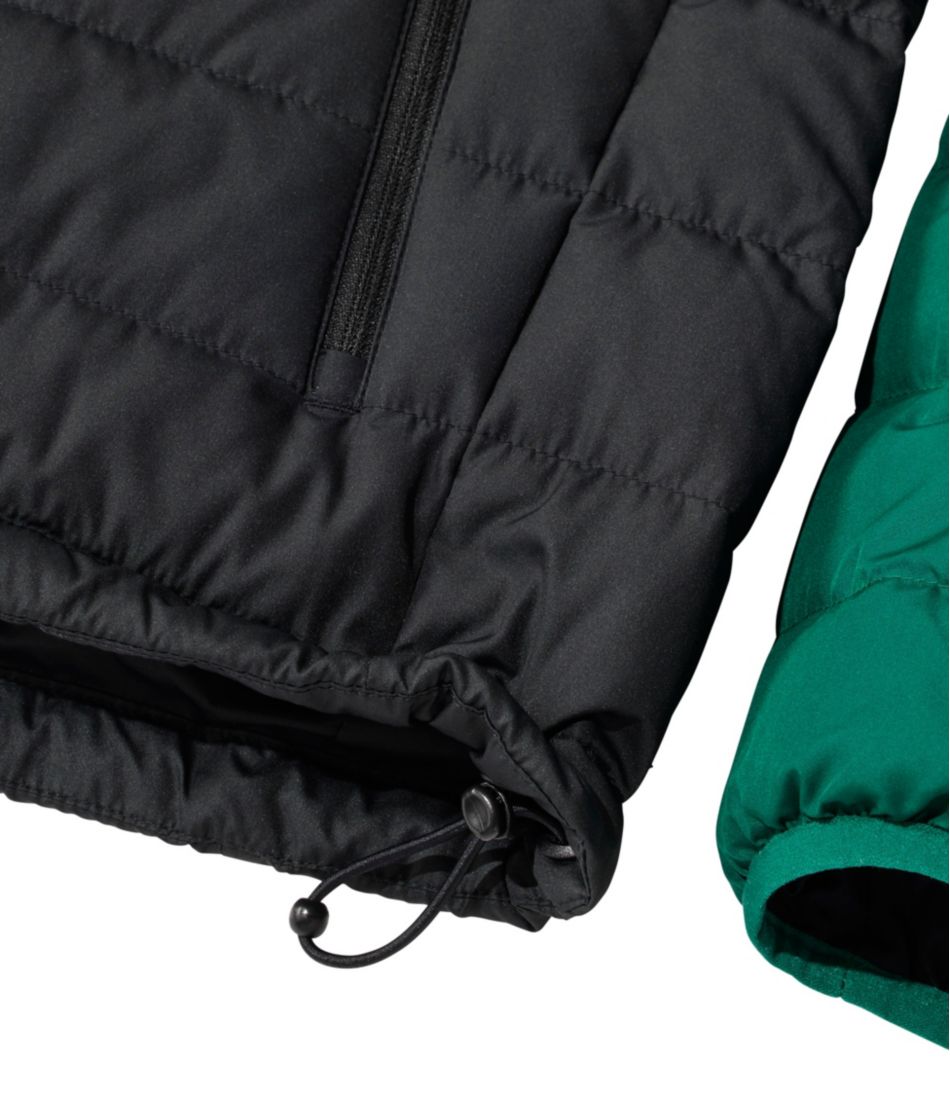 L.L.Bean Men's Bean's Down Hooded Jacket, Colorblock OUTERWEAR|SALE