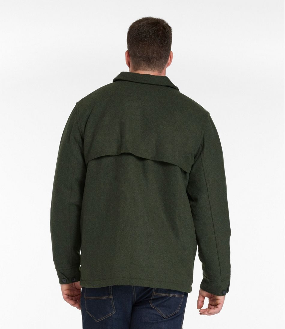L.L.Bean Men's Maine Guide Zip-Front Jac-Shirt with PrimaLoft OUTERWEAR|OUTDOOR EQUIPMENT