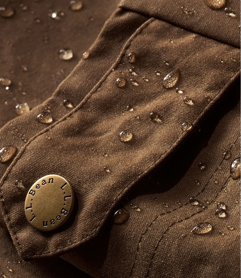 L.L.Bean Men's Double L Waxed-Cotton Upland Coat OUTERWEAR|OUTDOOR EQUIPMENT
