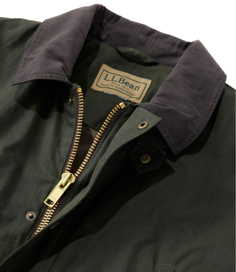 L.L.Bean Men's Double L Waxed-Cotton Upland Coat OUTERWEAR|OUTDOOR EQUIPMENT