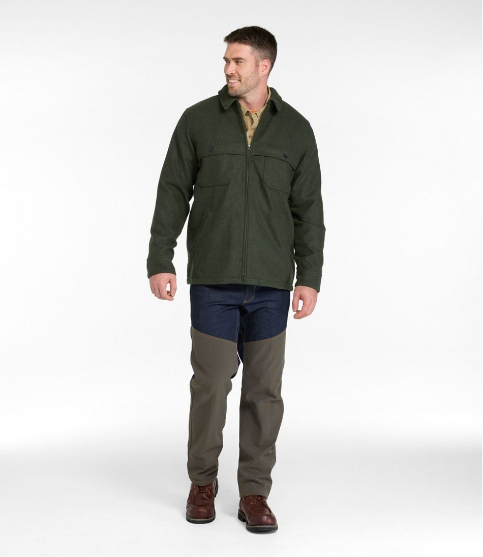 L.L.Bean Men's Maine Guide Zip-Front Jac-Shirt OUTERWEAR|OUTDOOR EQUIPMENT