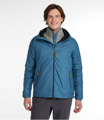 L.L.Bean Men's Bean's Performance Fleece-Lined Windbreaker Jacket OUTERWEAR|SALE