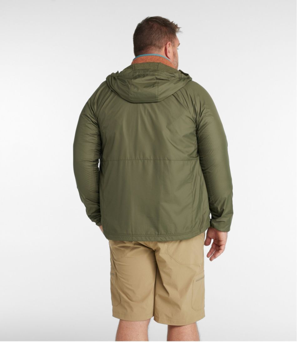 L.L.Bean Men's Bean's Performance Fleece-Lined Windbreaker Jacket OUTERWEAR|SALE