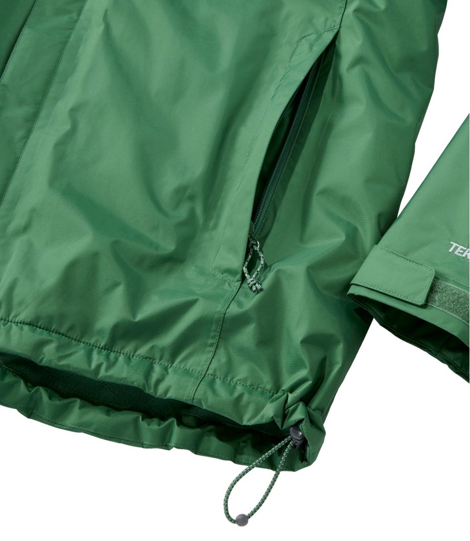 L.L.Bean Men's Trail Model Rain Jacket, Fleece-Lined OUTERWEAR