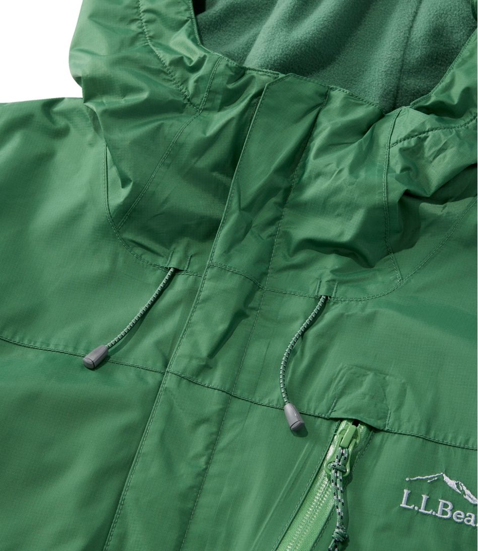 L.L.Bean Men's Trail Model Rain Jacket, Fleece-Lined OUTERWEAR