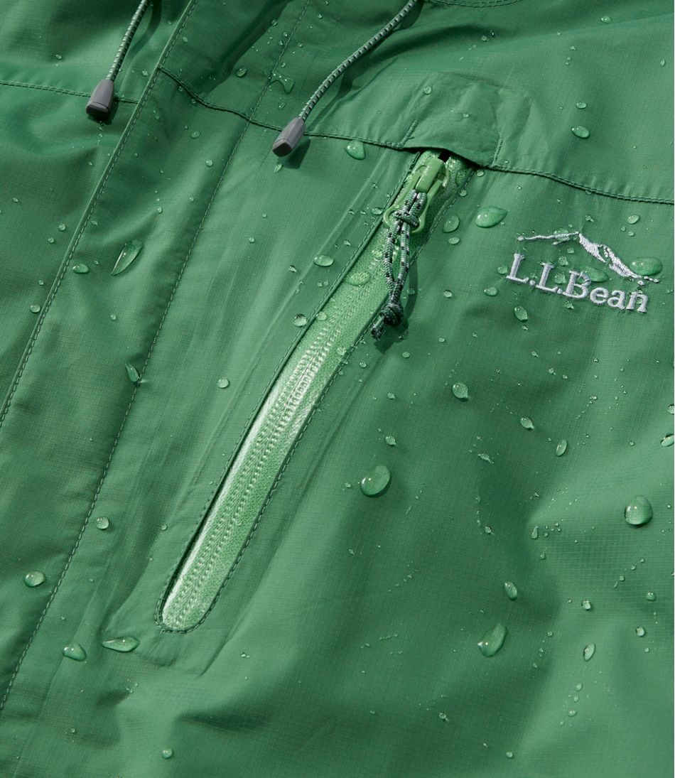 L.L.Bean Men's Trail Model Rain Jacket, Fleece-Lined OUTERWEAR