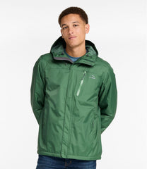 L.L.Bean Men's Trail Model Rain Jacket, Fleece-Lined OUTERWEAR