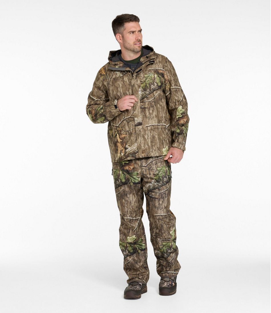 L.L.Bean Men's Northwoods II Rain Jacket, Camo OUTERWEAR|OUTDOOR EQUIPMENT
