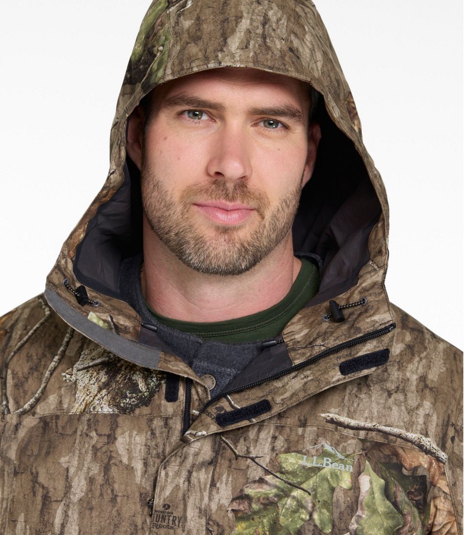 L.L.Bean Men's Northwoods II Rain Jacket, Camo OUTERWEAR|OUTDOOR EQUIPMENT