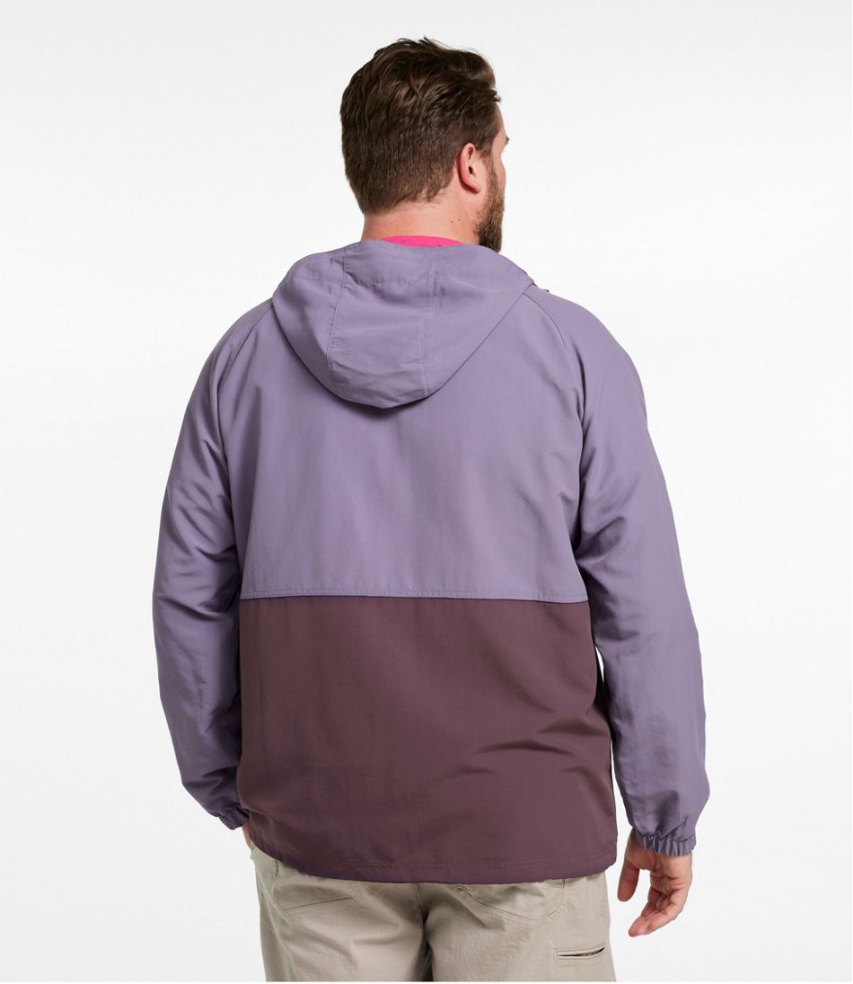 L.L.Bean Men's Mountain Classic Anorak, Colorblock OUTERWEAR|SALE