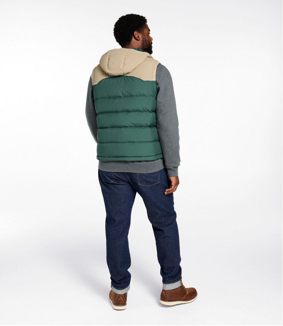L.L.Bean Men's Mountain Classic Hooded Down Vest OUTERWEAR