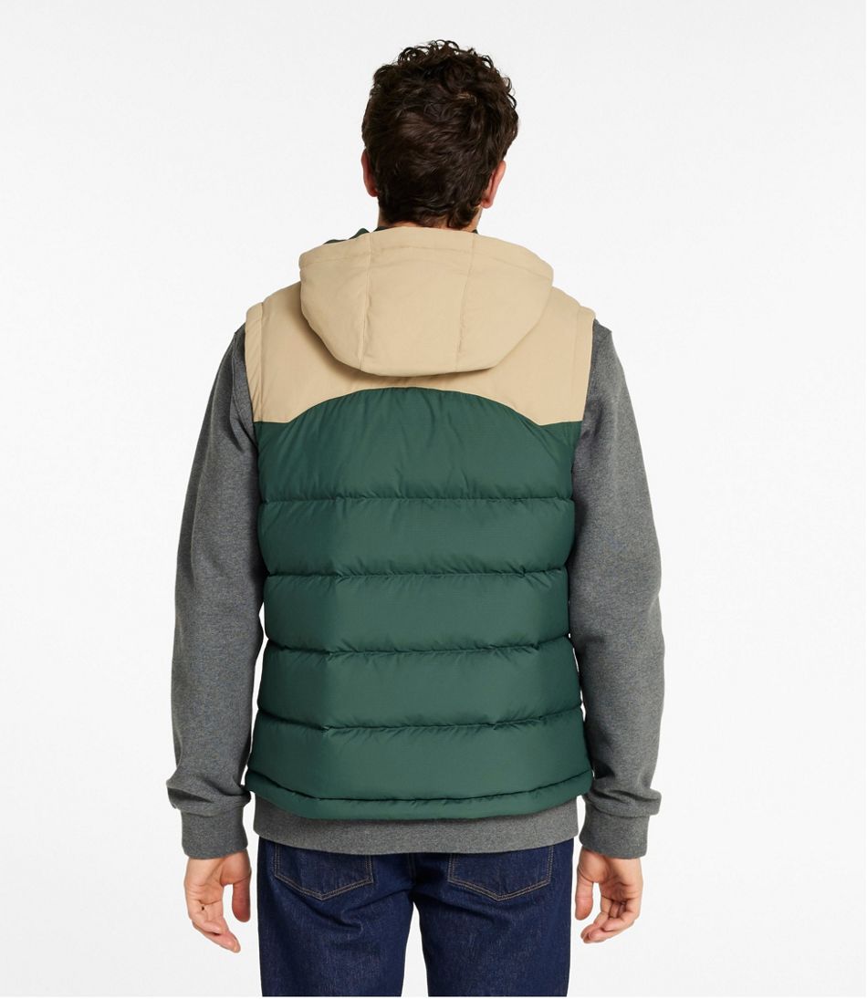 L.L.Bean Men's Mountain Classic Hooded Down Vest OUTERWEAR
