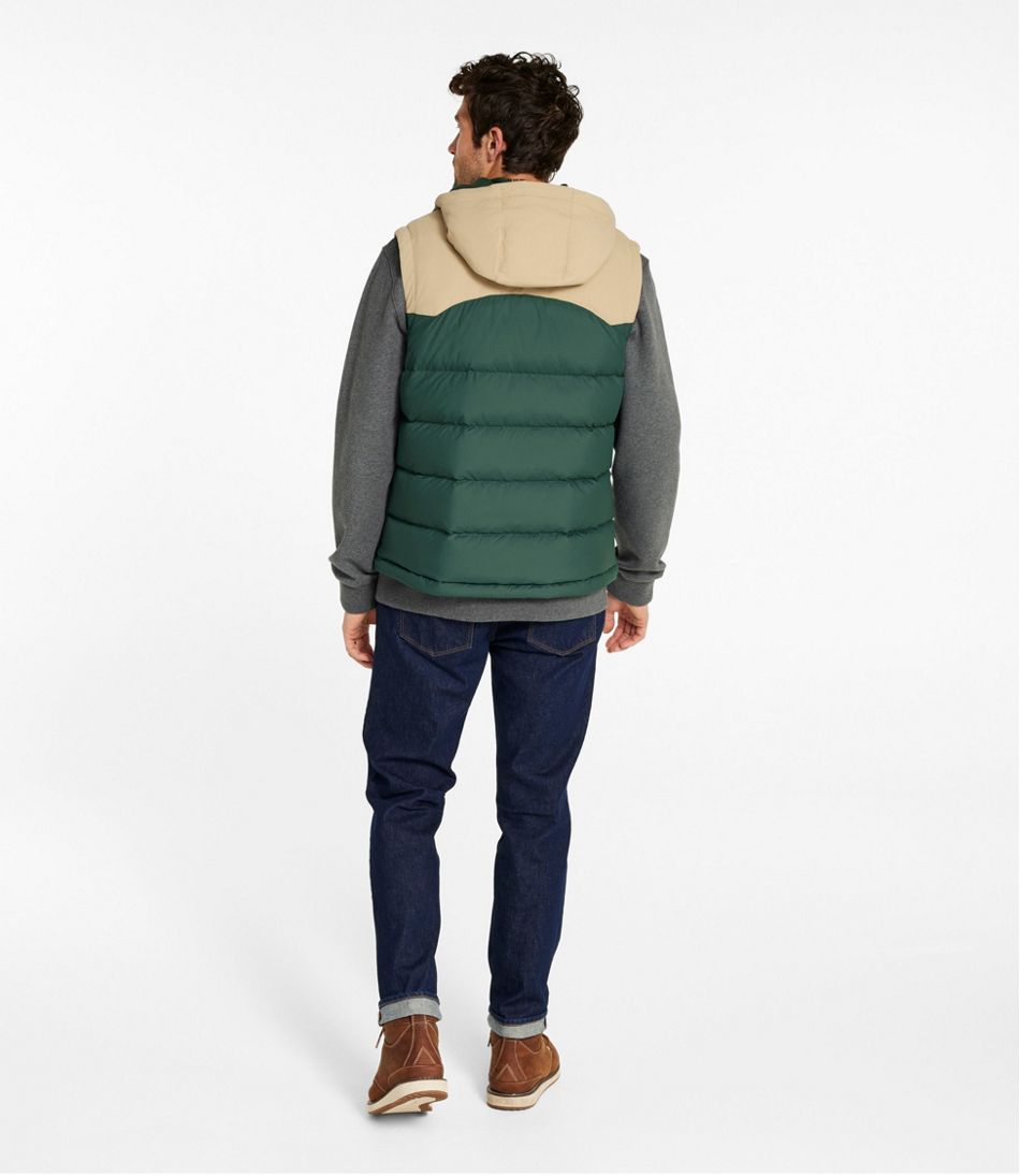 L.L.Bean Men's Mountain Classic Hooded Down Vest OUTERWEAR