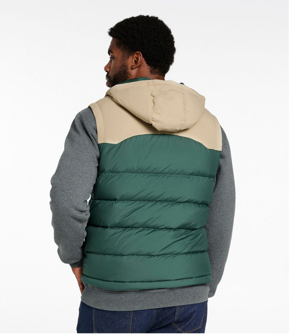 L.L.Bean Men's Mountain Classic Hooded Down Vest OUTERWEAR