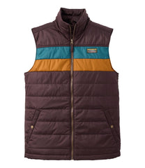L.L.Bean Men's Mountain Classic Puffer Vest, Colorblock OUTERWEAR|SALE