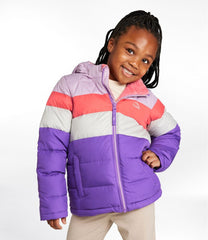 L.L.Bean Kids' Bean's Down Jacket, Colorblock OUTERWEAR