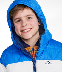 L.L.Bean Kids' Bean's Down Jacket, Colorblock OUTERWEAR