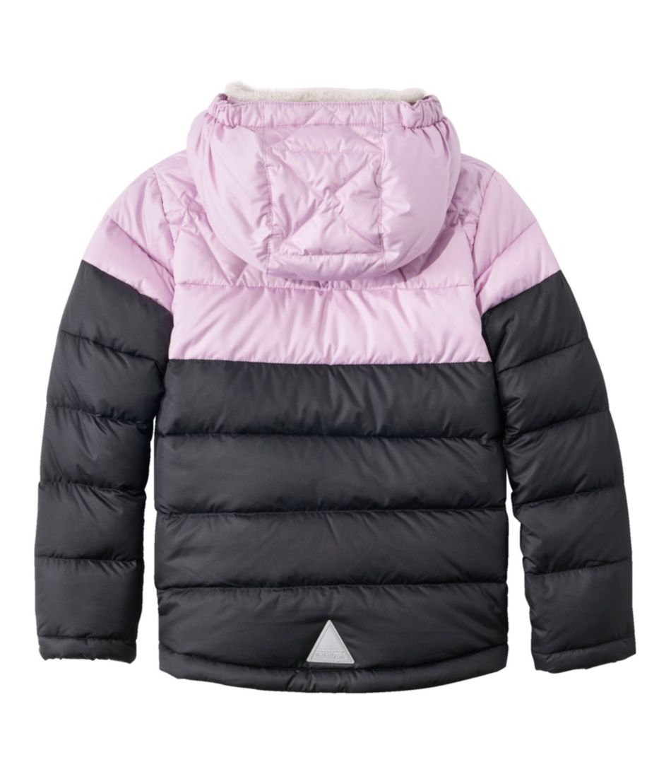 L.L.Bean Kids' Bean's Down Jacket, Colorblock OUTERWEAR