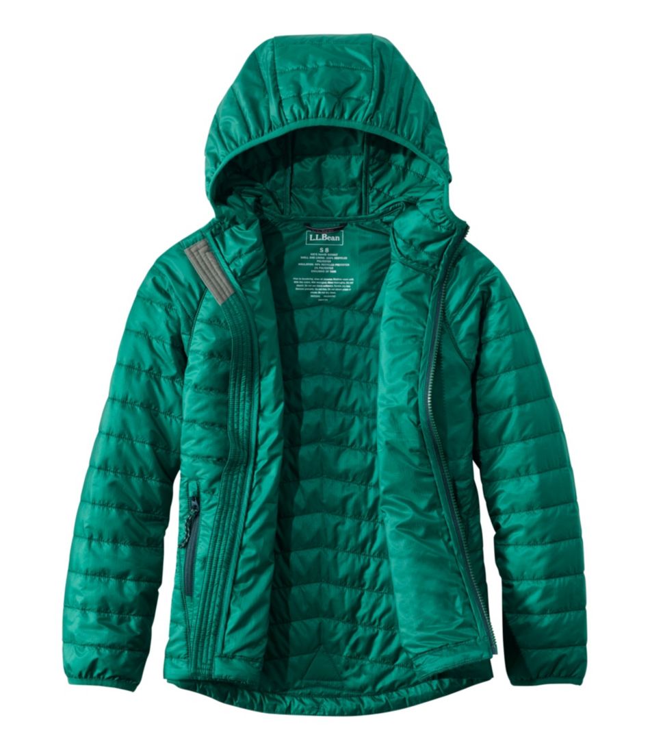 L.L.Bean Kids' PrimaLoft Packaway Hooded Jacket OUTERWEAR