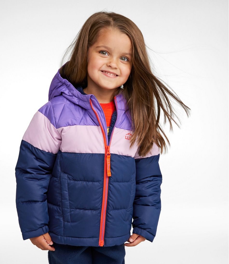L.L.Bean Infants' and Toddlers' Bean's Down Jacket, Colorblock OUTERWEAR