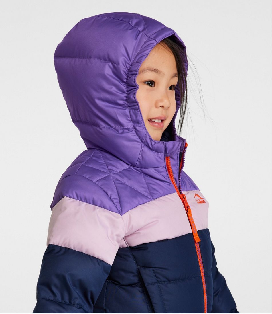 L.L.Bean Infants' and Toddlers' Bean's Down Jacket, Colorblock OUTERWEAR