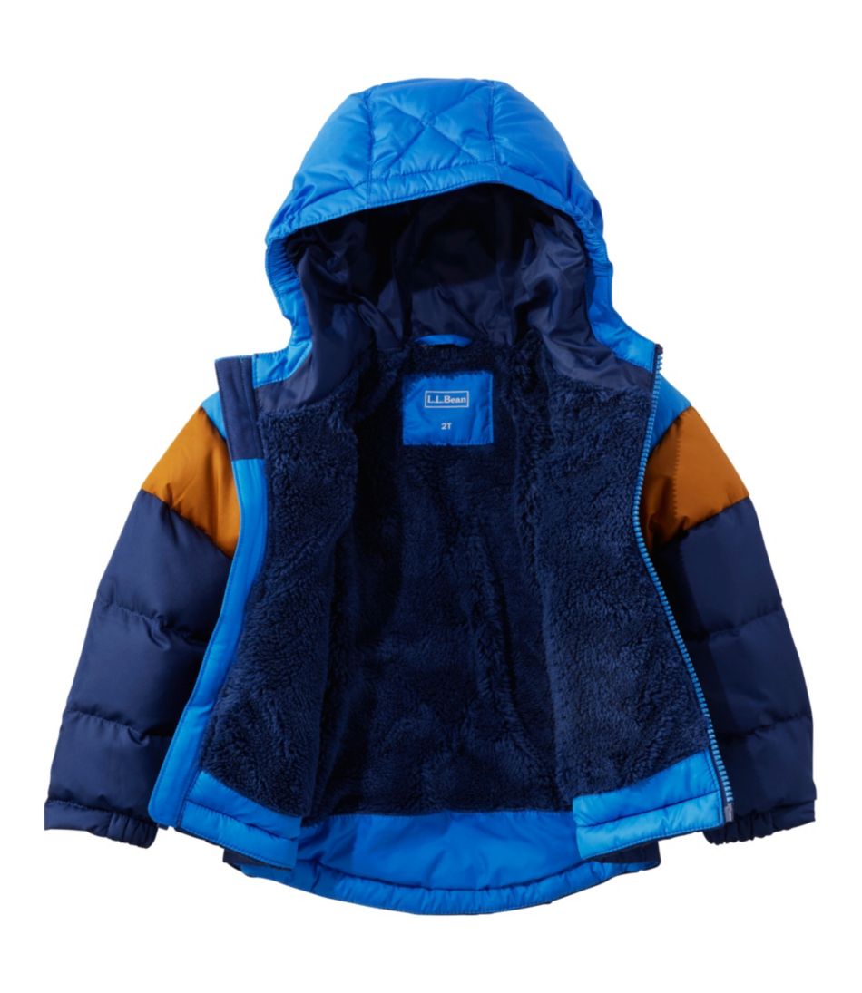 L.L.Bean Infants' and Toddlers' Bean's Down Jacket, Colorblock OUTERWEAR