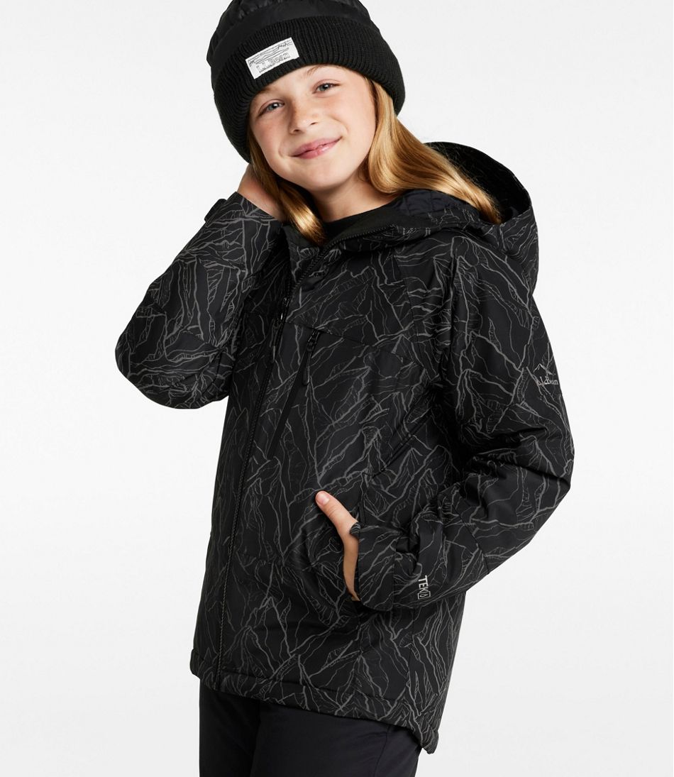 L.L.Bean Kids' Waterproof Wildcat Reflective Ski Jacket OUTERWEAR