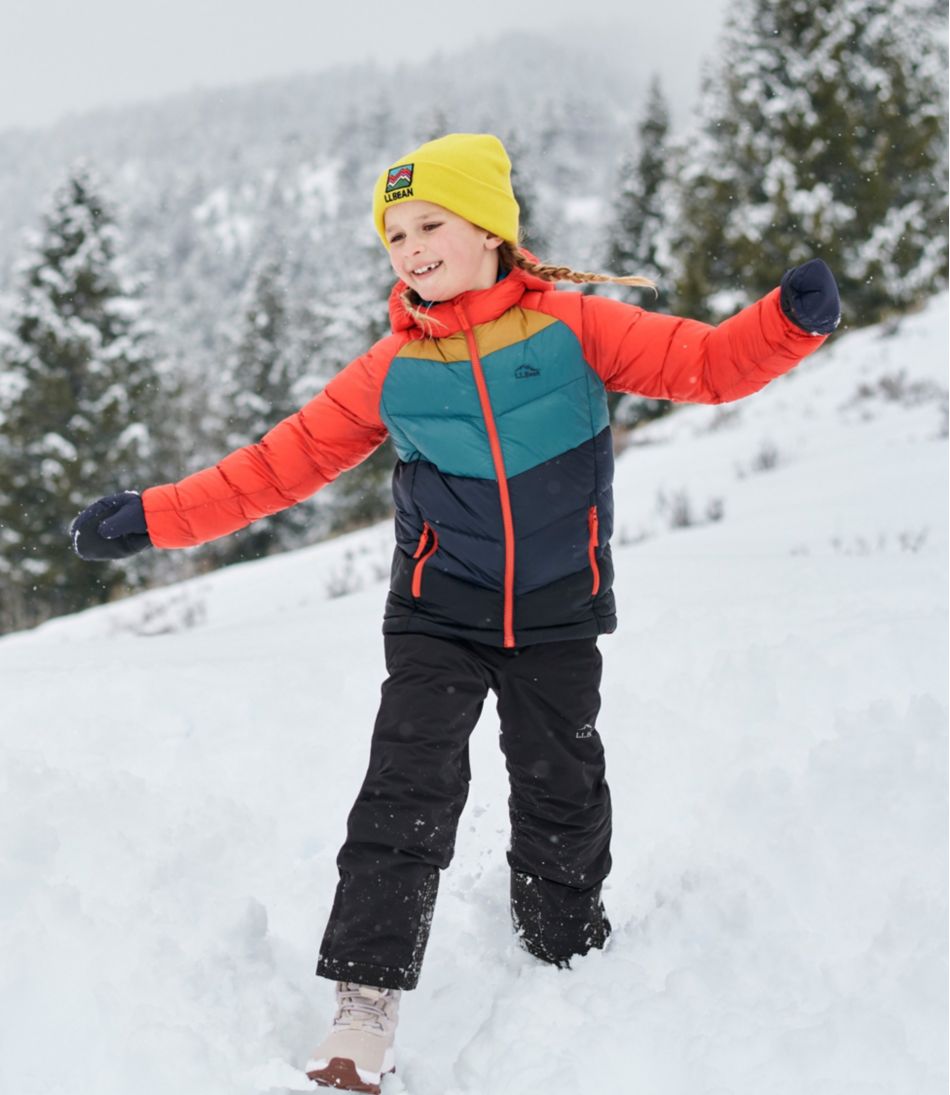 L.L.Bean Kids' Ultralight 650 Down Jacket, Colorblock OUTERWEAR