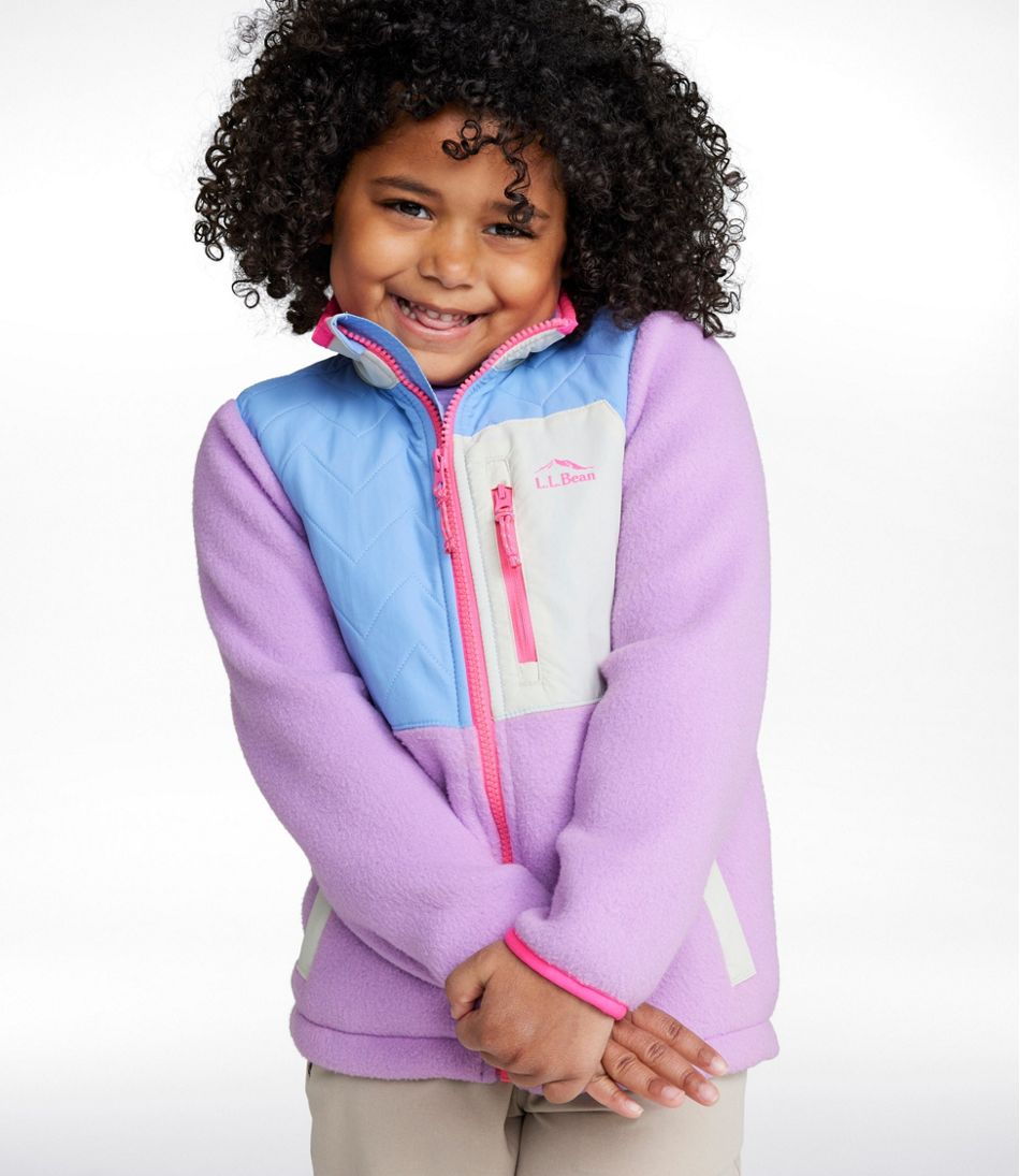 L.L.Bean Kids' Mountain Classic Fleece Jacket, Mixed Media OUTERWEAR|SALE