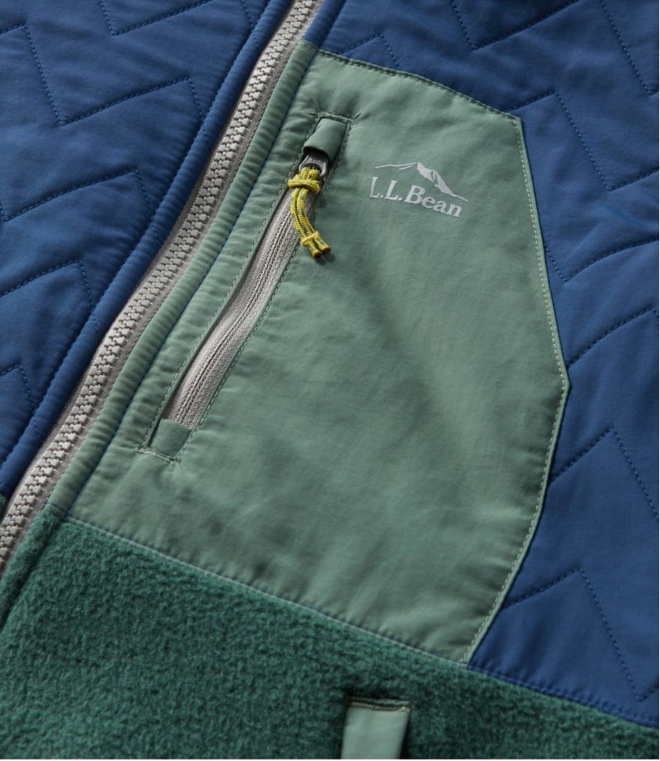 L.L.Bean Kids' Mountain Classic Fleece Jacket, Mixed Media OUTERWEAR|SALE
