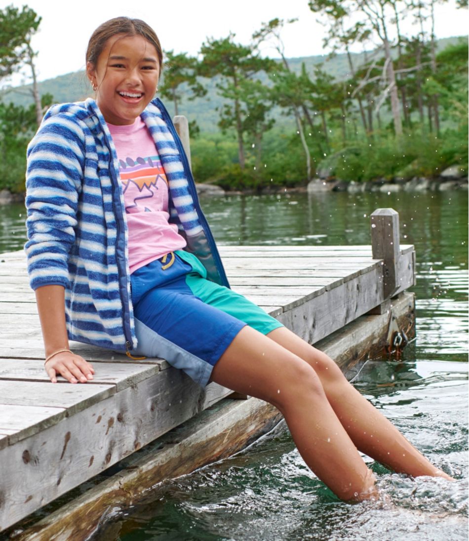 L.L.Bean Kids' Hi-Pile Fleece, Print OUTERWEAR|SALE