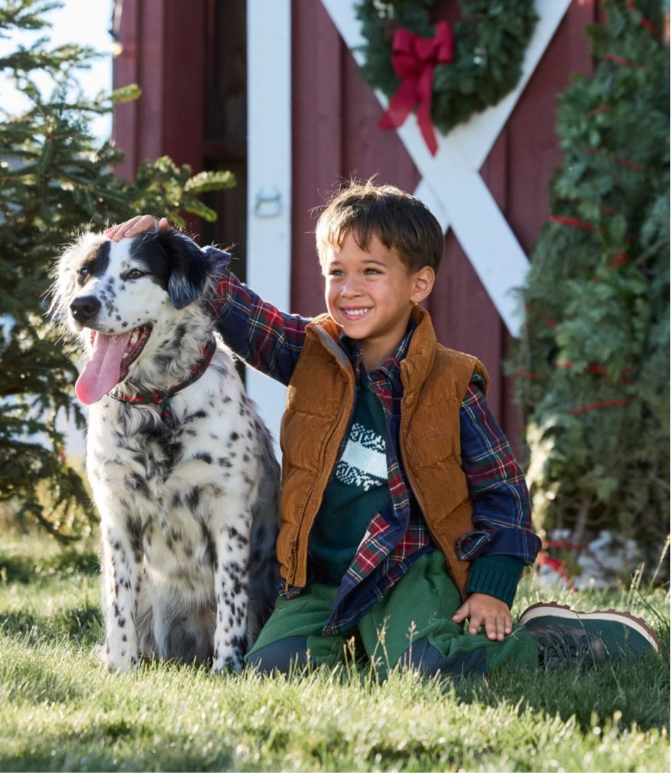 L.L.Bean Kids' Bean's Down Corduroy Vest OUTERWEAR