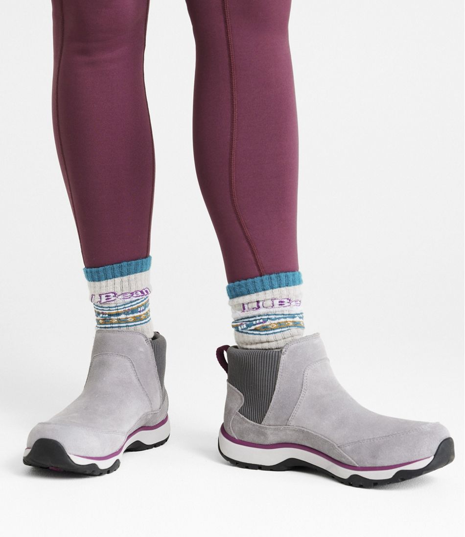 L.L.Bean Women's Snow Sneaker 5 Boots, Pull-On FOOTWEAR