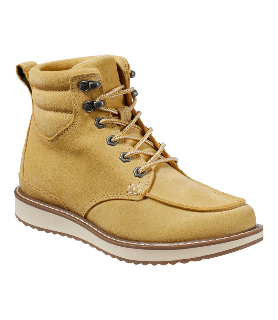 L.L.Bean Women's Stonington Boots, Suede Moc-Toe FOOTWEAR|SALE