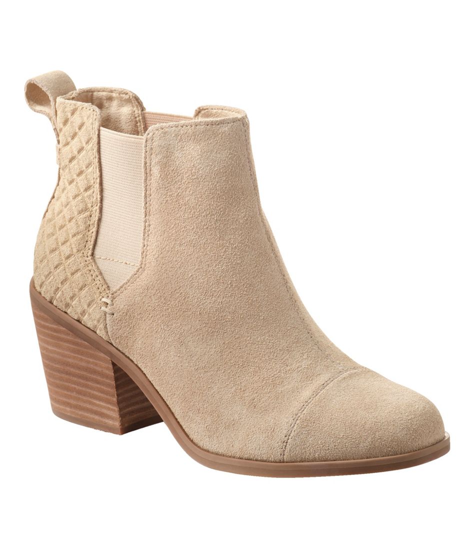 L.L.Bean Women's TOMS® Everly Chelsea Boots, Suede FOOTWEAR|SALE