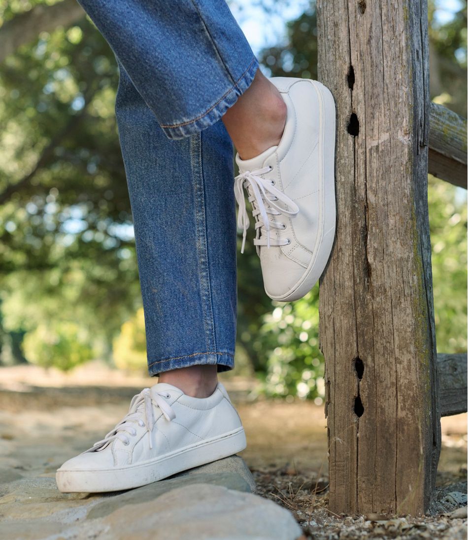 L.L.Bean Women's Eco Bay Oxfords, Full-Grain Leather FOOTWEAR