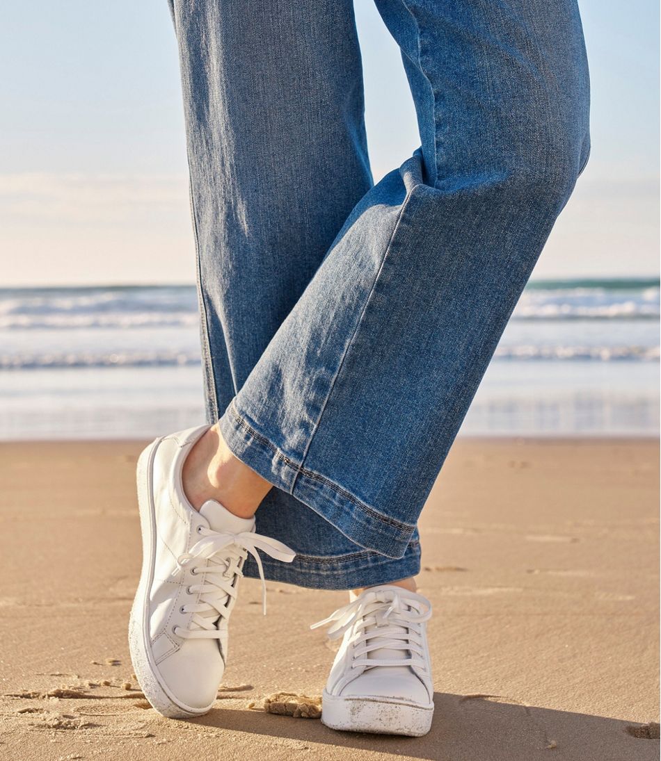 L.L.Bean Women's Eco Bay Oxfords, Full-Grain Leather FOOTWEAR