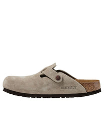 L.L.Bean Women's Birkenstock Boston Clogs, Suede Soft Footbed FOOTWEAR
