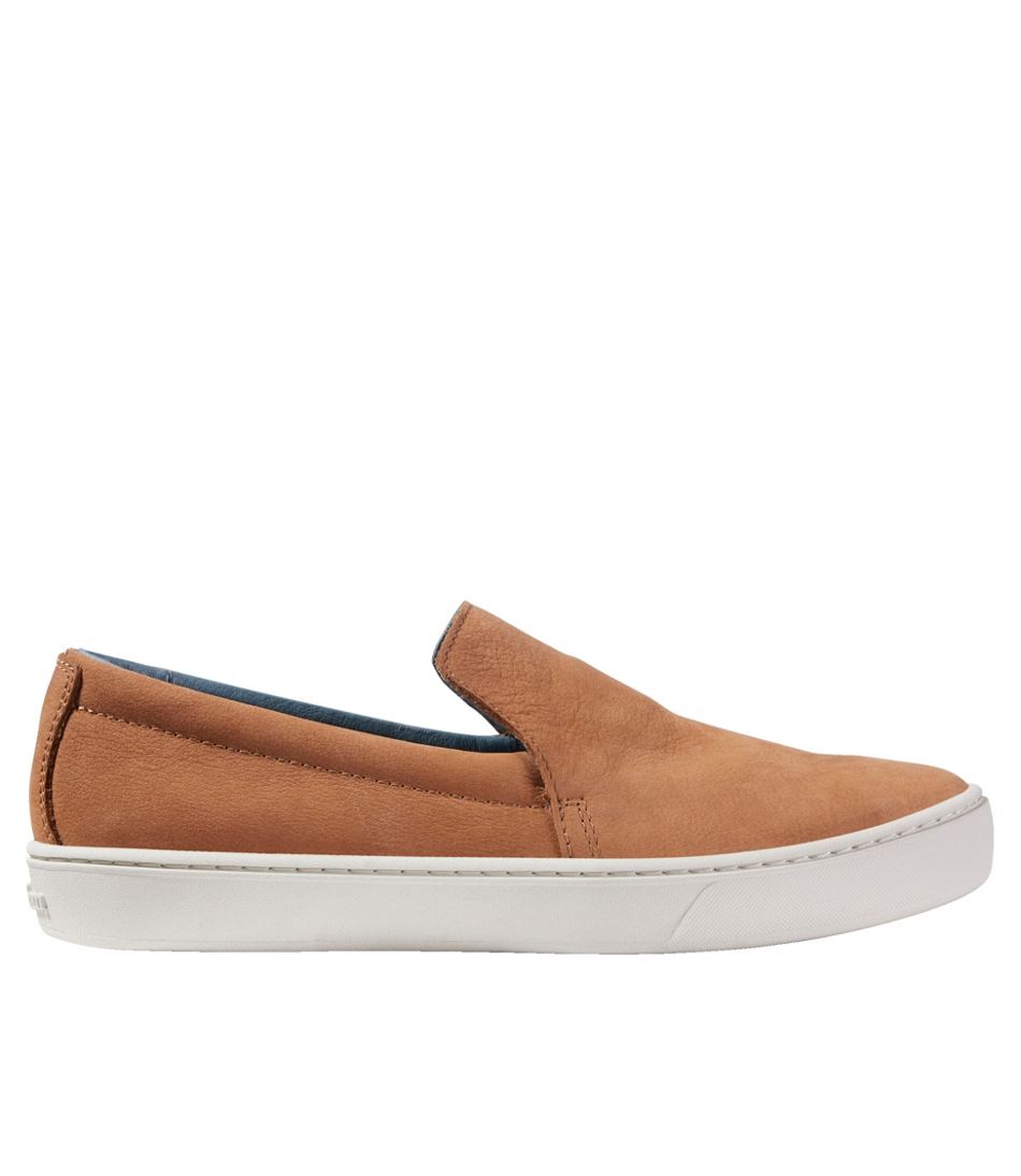 L.L.Bean Women's Eco Bay Leather Slip-Ons FOOTWEAR|SALE