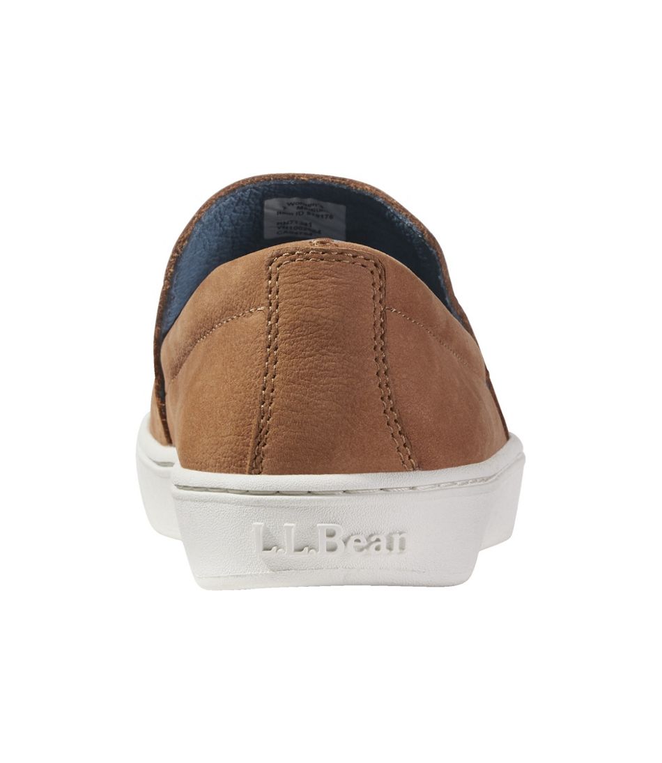L.L.Bean Women's Eco Bay Leather Slip-Ons FOOTWEAR|SALE