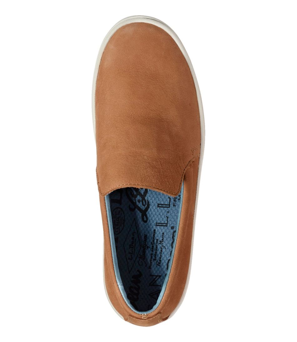 L.L.Bean Women's Eco Bay Leather Slip-Ons FOOTWEAR|SALE