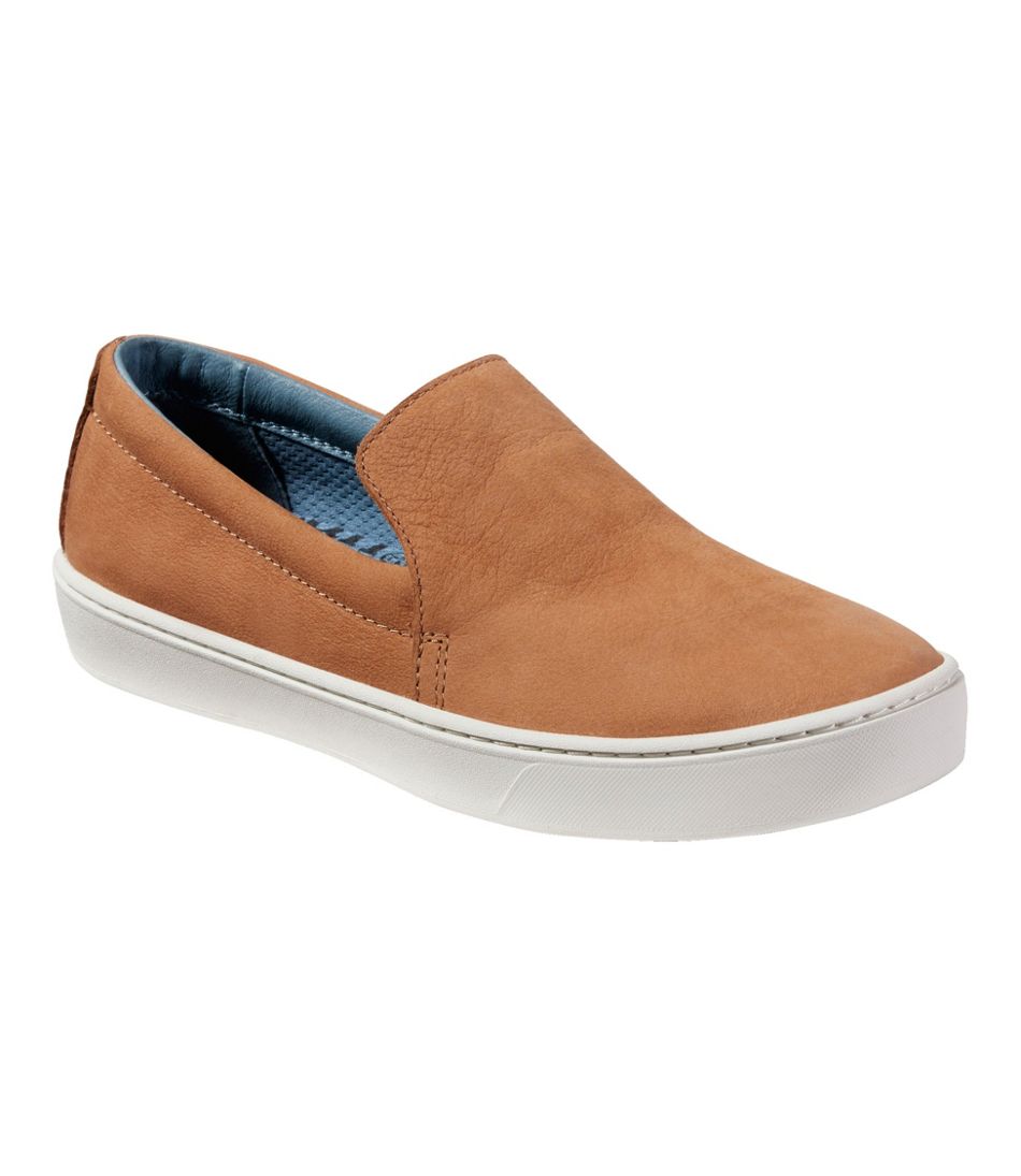 L.L.Bean Women's Eco Bay Leather Slip-Ons FOOTWEAR|SALE
