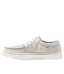 L.L.Bean Women's Higgins Beach 4-Eye Lace-Up Shoes, Canvas FOOTWEAR|SALE