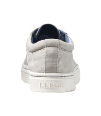 L.L.Bean Women's Higgins Beach 4-Eye Lace-Up Shoes, Canvas FOOTWEAR|SALE