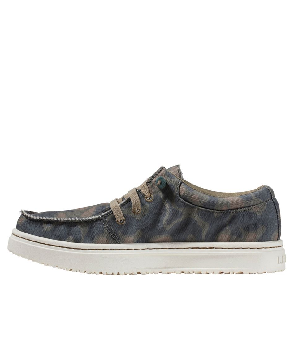 L.L.Bean Women's Higgins Beach 4-Eye Slip-Ons, Print FOOTWEAR|SALE